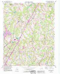 Browns Summit 1951 topographic map thumbnail