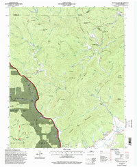Buffalo Cove 1994 topographic map thumbnail