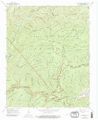 Bunches Bald 1964 topographic map thumbnail