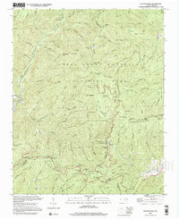 Bunches Bald 2000 topographic map thumbnail