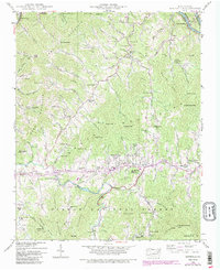 Burnsville 1939 topographic map thumbnail