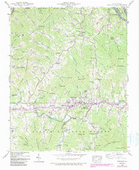 Burnsville 1939 topographic map thumbnail