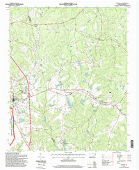 Candor 1994 topographic map thumbnail