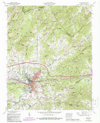 Canton 1967 topographic map thumbnail