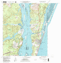 Carolina Beach 1997 topographic map thumbnail