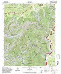 Carvers Gap 1994 topographic map thumbnail
