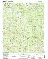 Cashiers 1997 topographic map thumbnail