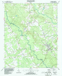 Garland 1986 topographic map thumbnail