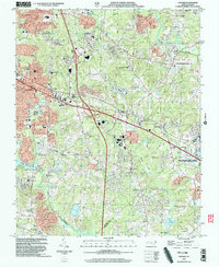 Garner 2002 topographic map thumbnail