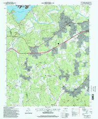 Glen Alpine 1994 topographic map preview