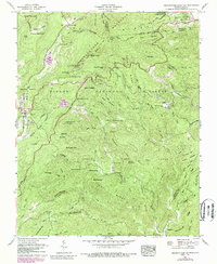 Grandfather Mountain 1960 topographic map thumbnail