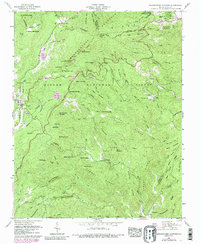 Grandfather Mountain 1960 topographic map thumbnail