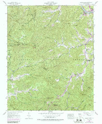 Greens Creek 1940 topographic map thumbnail