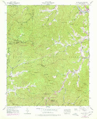 Greens Creek 1940 topographic map thumbnail