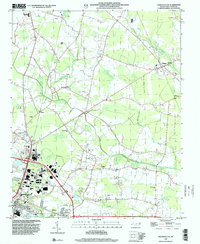Greenville NE 1998 topographic map thumbnail