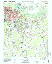 Greenville SE 1998 topographic map thumbnail