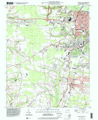 Greenville SW 1998 topographic map thumbnail