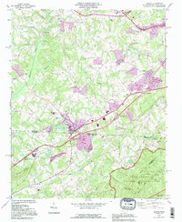 Grover 1993 topographic map thumbnail