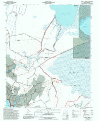 Hadnot Creek 1994 topographic map thumbnail