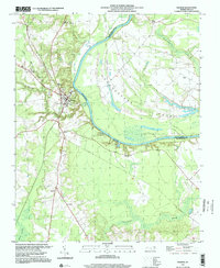 Halifax 1997 topographic map thumbnail
