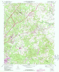 Harrisburg 1969 topographic map thumbnail