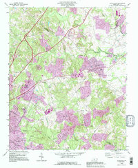 Harrisburg 1993 topographic map thumbnail