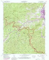 Hazelwood 1941 topographic map thumbnail