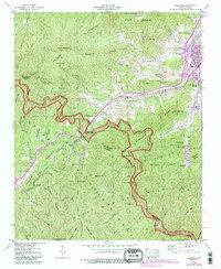 Hazelwood 1941 topographic map thumbnail