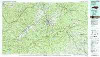 Hendersonville 1986 topographic map thumbnail