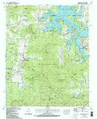 Hiawassee topographic map thumbnail