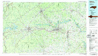 Hickory 1986 topographic map thumbnail