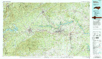 Hickory 1986 topographic map thumbnail