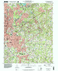 High Point East 1993 topographic map thumbnail