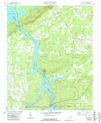 High Rock 1980 topographic map thumbnail