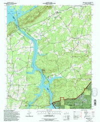 High Rock 1994 topographic map preview