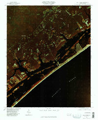 Holly Ridge 1980 topographic map thumbnail