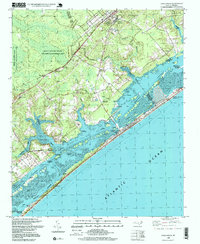 Holly Ridge 1997 topographic map thumbnail