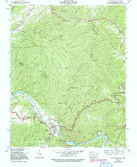 Hot Springs 1940 topographic map thumbnail