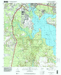 Jacksonville South 1997 topographic map thumbnail