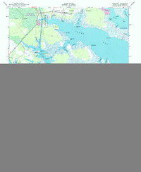 Jones Bay 1950 topographic map thumbnail