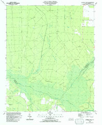 Juniper Creek 1990 topographic map thumbnail