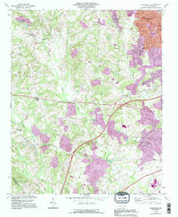 Kannapolis 1993 topographic map thumbnail