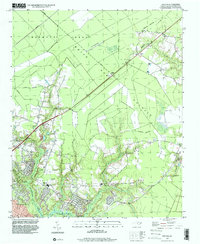 Kellum 1997 topographic map thumbnail