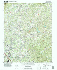 King 1996 topographic map thumbnail