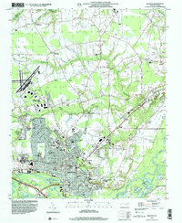 Kinston 1998 topographic map thumbnail