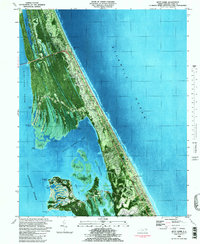 Kitty Hawk 1982 topographic map thumbnail