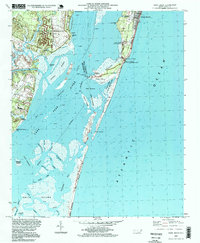 Kure Beach 1997 topographic map thumbnail