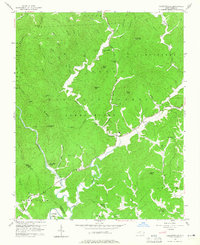 Collettsville 1956 topographic map thumbnail