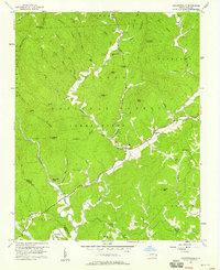 Collettsville 1956 topographic map thumbnail