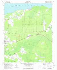 Columbia East 1953 topographic map thumbnail
